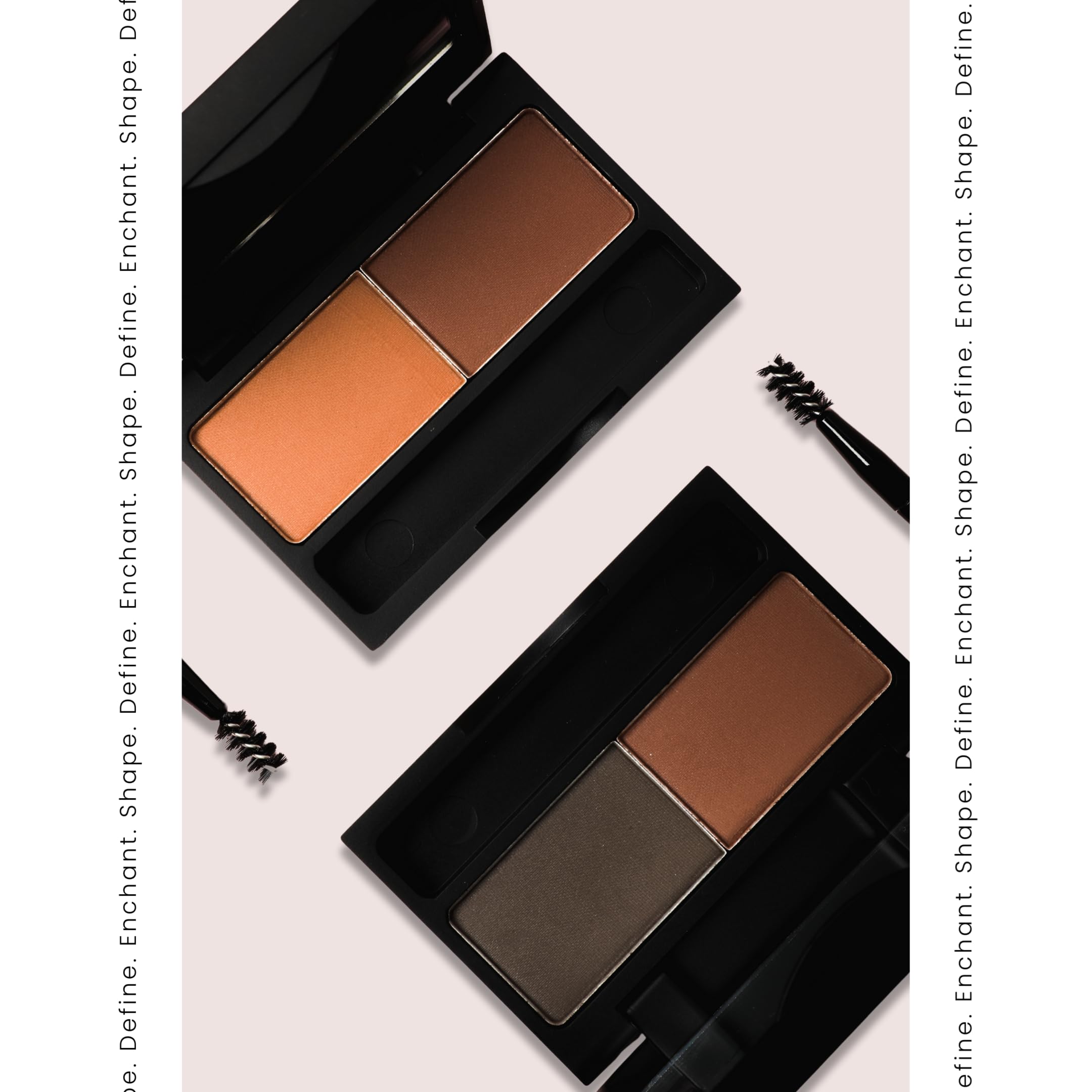 Armaf Beauté Enchanting Brow Eyebrow Duo - Dual Tone Eyebrow Powder Kit for Easy Application, Natural Look, Brow Powder | Expresso - Image 8