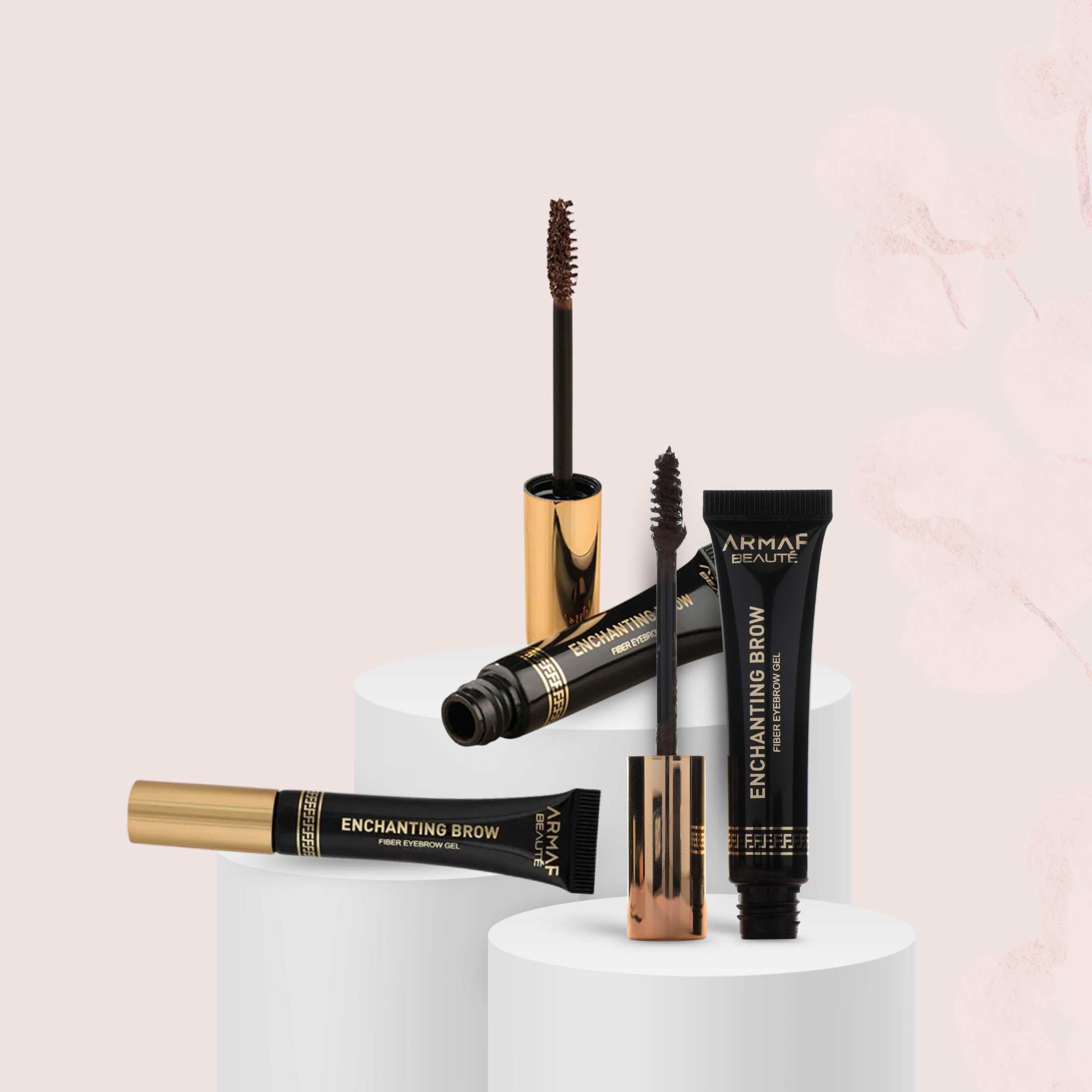 Armaf Beauté Enchanting Brow - Fiber Eyebrow Gel | Natural Finish, Precise Application, Lightweight | Dark Brown - Image 6