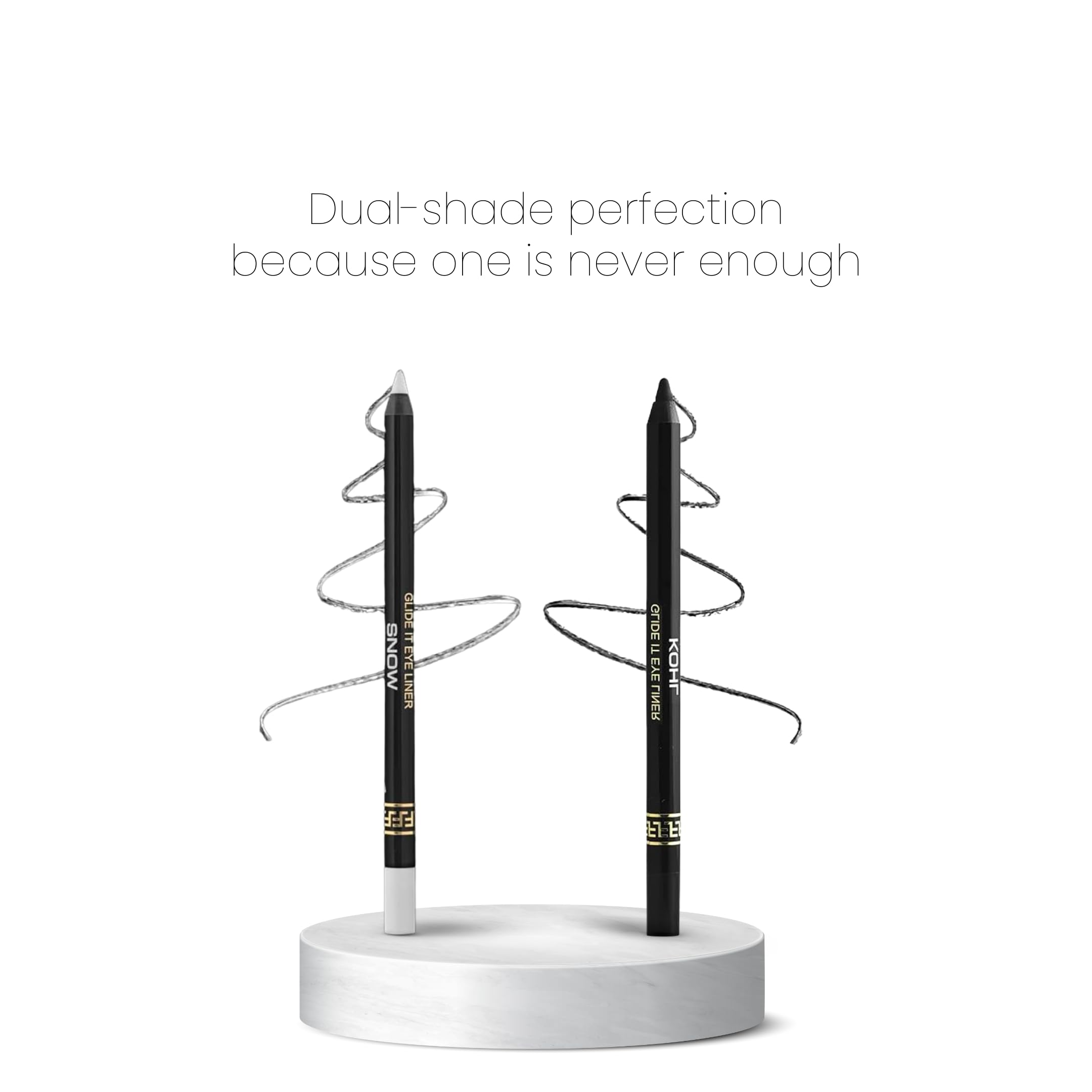 Armaf Beauté Glide It Waterline Eyeliner – Waterproof, Smudge proof, Last Up To 24 Hours | Snow - Image 6