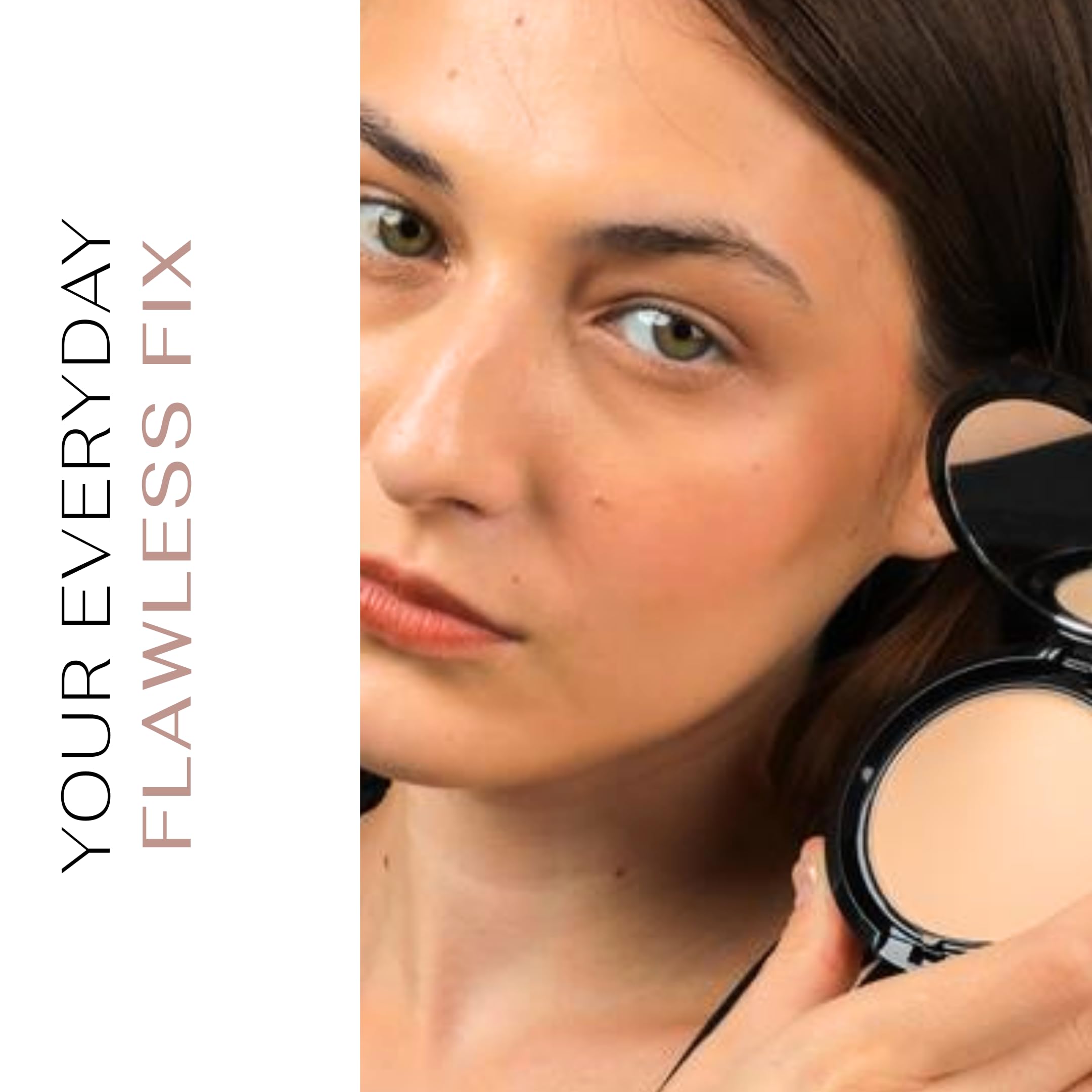 Armaf Beauté Parfaite Fix - Compact, Pressed Powder, Ultra Fine Powder, Blur Imperfections, 6 Shades To Choose | Mocha - Image 7