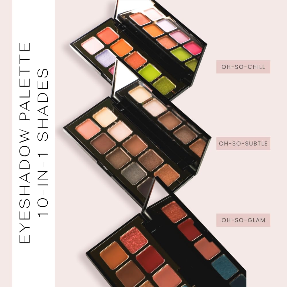 Armaf Beauté Shadow Palette: 10-In-1 Eyeshadow Palette Makeup, 10 Beautiful Shades In Each Eye Shadow Palette | Glam, OhSoGlam - Image 3