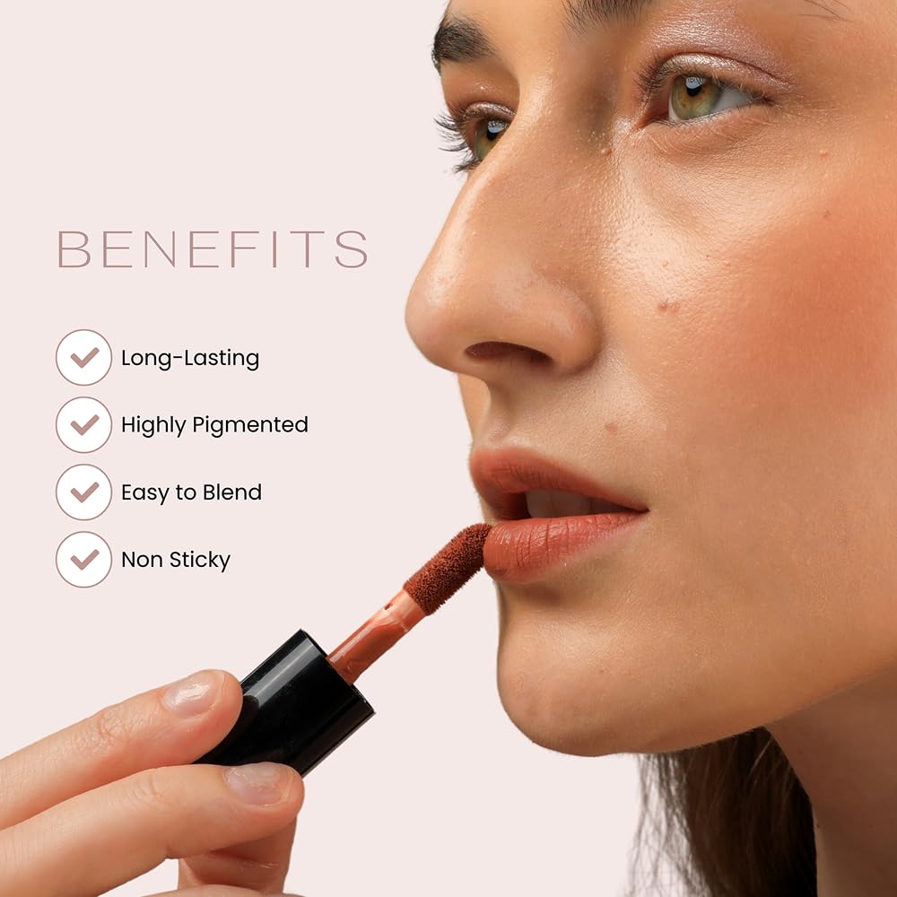 Armaf Beauté Tint It Up: Lip & Cheek Tint | Blush For Cheeks, Long Lasting, Highly Pigmented, Intense Color | Non Sticky | Apple Blossom, 5ml/0.16 fl.oz, Sienna - Image 3