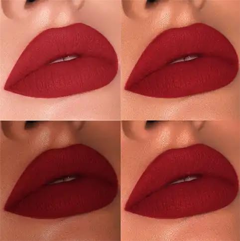 Armaf Beauté True Matte Liquid Lipstick - Long Lasting Lipstick, Vivid Burgundy, 4ml / 0.13 fl.oz, La Rosa - Image 4